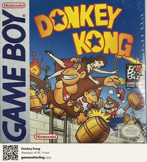 Donkey Kong Game Boy, NTSC box front