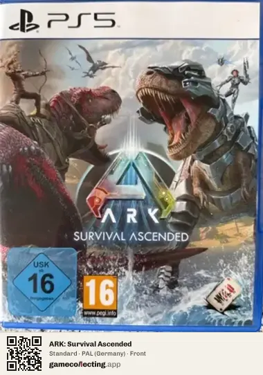 ARK: Survival Ascended PlayStation 5, Germany box front