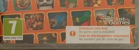60 in 1 Game Collection, the PEGI square on its front