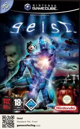 Geist Nintendo GameCube, PAL box front