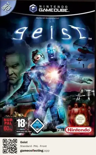 Geist Nintendo GameCube, PAL box front