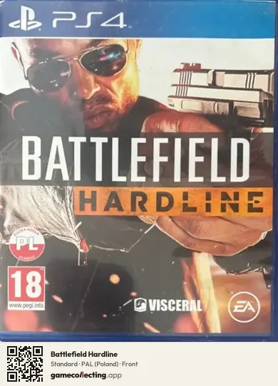 Battlefield Hardline PlayStation 4, Poland box front