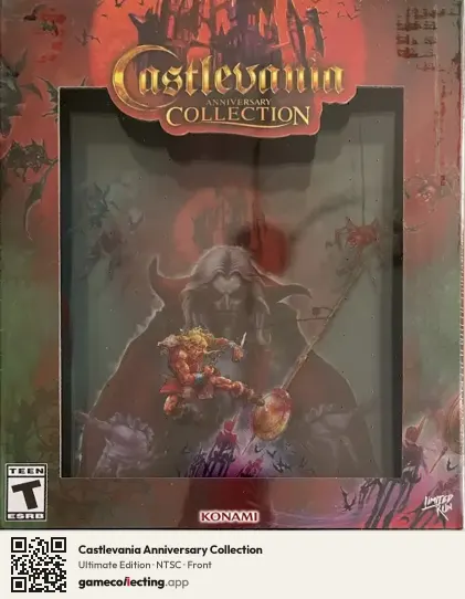 Castlevania Anniversary Collection PlayStation 4, NTSC box front