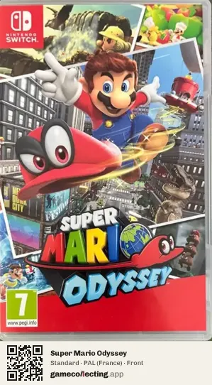 Super Mario Odyssey Nintendo Switch, France box front