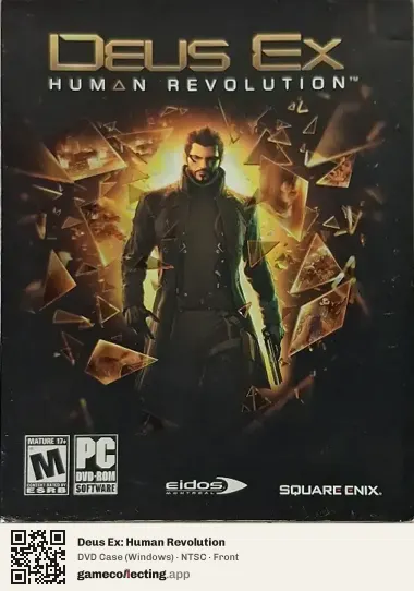 Deus Ex: Human Revolution Computer, NTSC box front