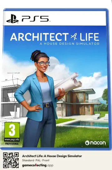 Architect Life: A House Design Simulator PlayStation 5, PAL box front