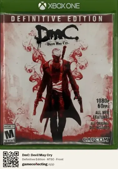 DmC: Devil May Cry Xbox One, NTSC box front