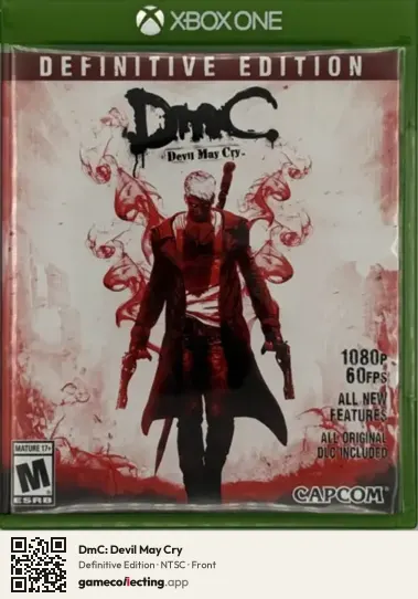 DmC: Devil May Cry Xbox One, NTSC box front