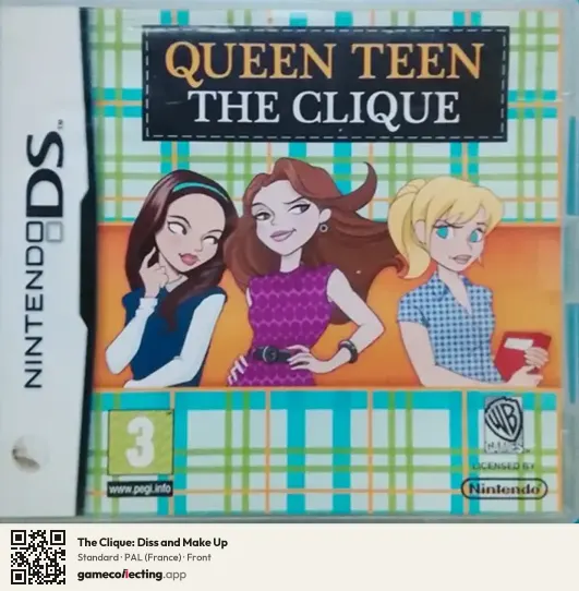 The Clique: Diss and Make Up Nintendo DS, France box front
