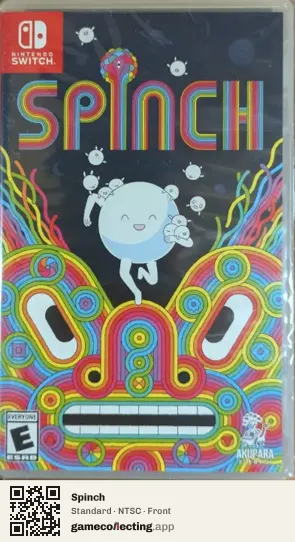 Spinch Nintendo Switch, NTSC box front