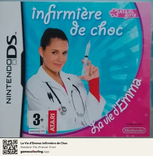 La Vie d'Emma: Infirmière de Choc Nintendo DS, France box front