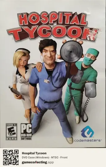 Hospital Tycoon Computer, NTSC box front