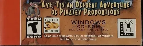 Escape from Monkey Island, the ESRB box on its front