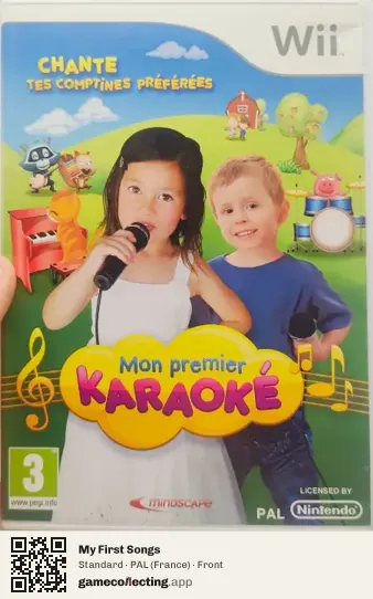 My First Songs Nintendo Wii, France box front