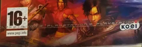 Dynasty Warriors 6: Empires, the PEGI square on its front