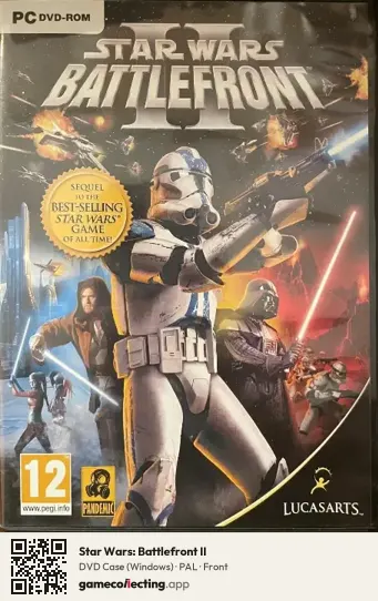 Star Wars: Battlefront II Computer, PAL box front