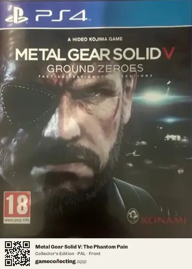 Metal Gear Solid V: The Phantom Pain PlayStation 4, PAL box front