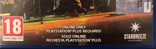 Payday 3, the USK square on its front