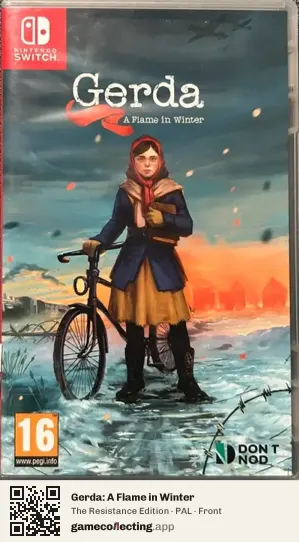 Gerda: A Flame in Winter Nintendo Switch, PAL box front