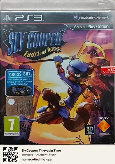 Sly Cooper: Thieves in Time PlayStation 3, Italy box front