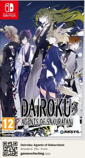 Dairoku: Agents of Sakuratani Nintendo Switch, PAL box front