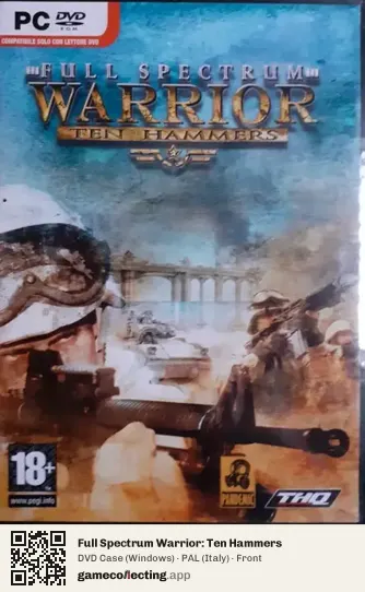 Full Spectrum Warrior: Ten Hammers Computer, Italy box front