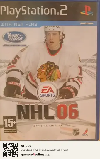 NHL 06 PlayStation 2, Nordic countries box front