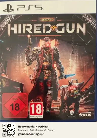 Necromunda: Hired Gun PlayStation 5, Germany box front