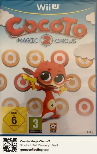 Cocoto Magic Circus 2 Nintendo Wii U, Germany box front