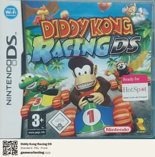 Diddy Kong Racing DS Nintendo DS, PAL box front