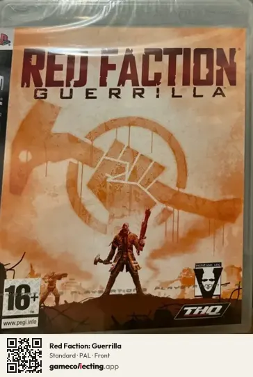 Red Faction: Guerrilla PlayStation 3, PAL box front