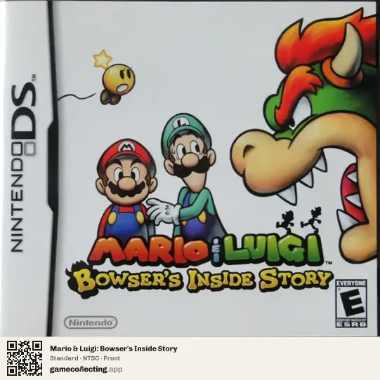 Mario & Luigi: Bowser's Inside Story Nintendo DS, NTSC box front