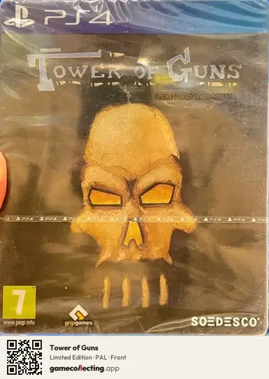 Tower of Guns PlayStation 4, PAL box front