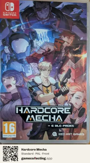Hardcore Mecha Nintendo Switch, PAL box front