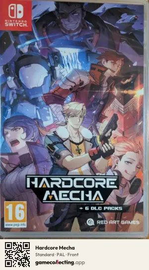 Hardcore Mecha Nintendo Switch, PAL box front