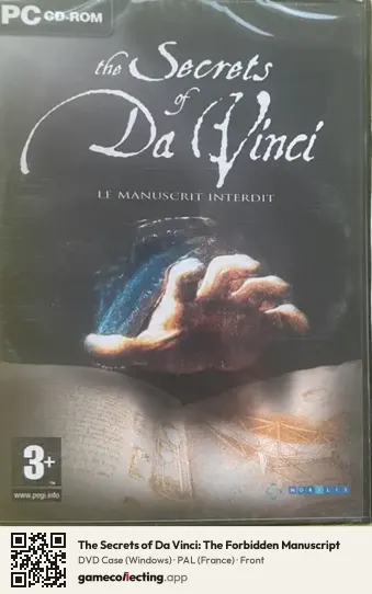 The Secrets of Da Vinci: The Forbidden Manuscript Computer, France box front