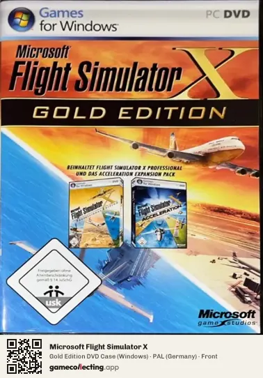 Microsoft Flight Simulator X Computer, Germany box front