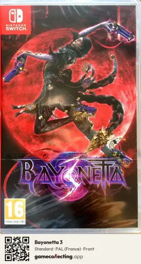 Bayonetta 3 Nintendo Switch, France box front