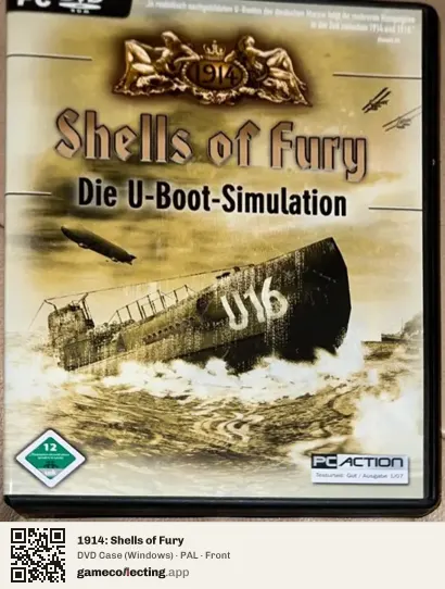 1914: Shells of Fury Computer, PAL box front