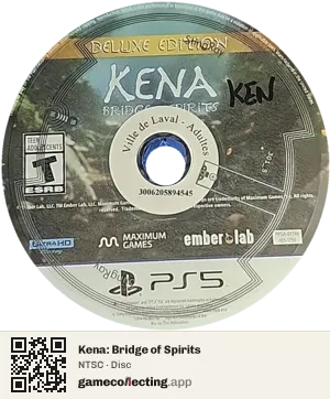 Kena: Bridge of Spirits PlayStation 5, NTSC disc