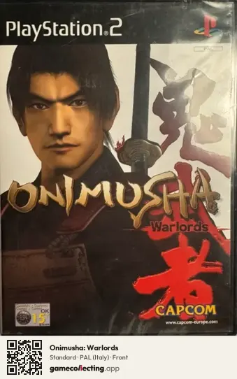 Onimusha: Warlords PlayStation 2, Italy box front
