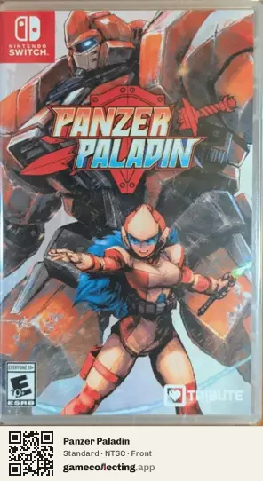 Panzer Paladin Nintendo Switch, NTSC box front