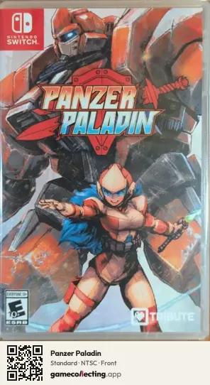Panzer Paladin Nintendo Switch, NTSC box front