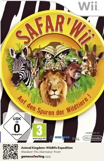 Animal Kingdom: Wildlife Expedition Nintendo Wii, Germany box front