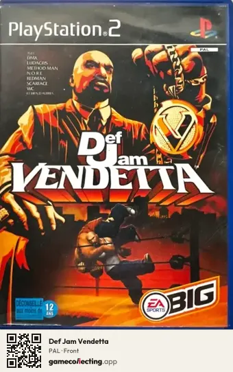 Def Jam Vendetta PlayStation 2, PAL box front