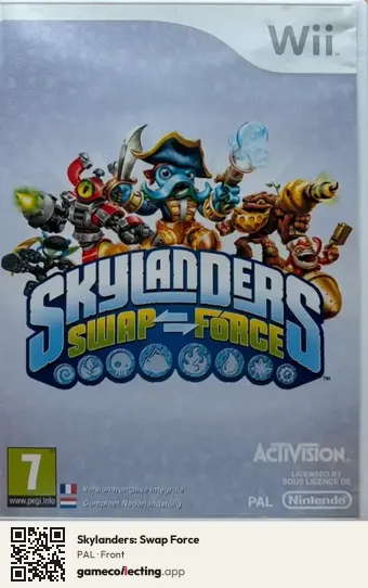 Skylanders: Swap Force Nintendo Wii, PAL box front