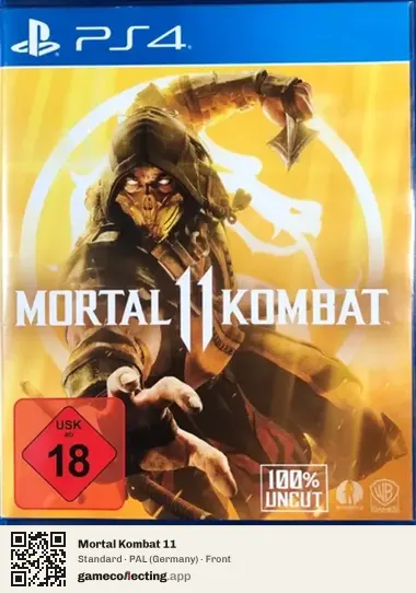 Mortal Kombat 11 PlayStation 4, Germany box front