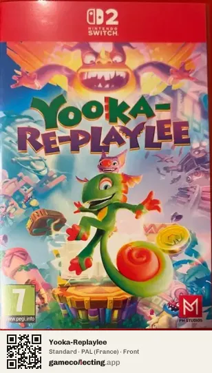 Yooka-Replaylee Nintendo Switch 2, France box front