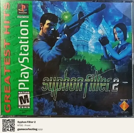 Syphon Filter 2 PlayStation, NTSC box front