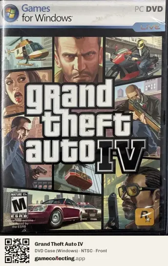 Grand Theft Auto IV Computer, NTSC box front